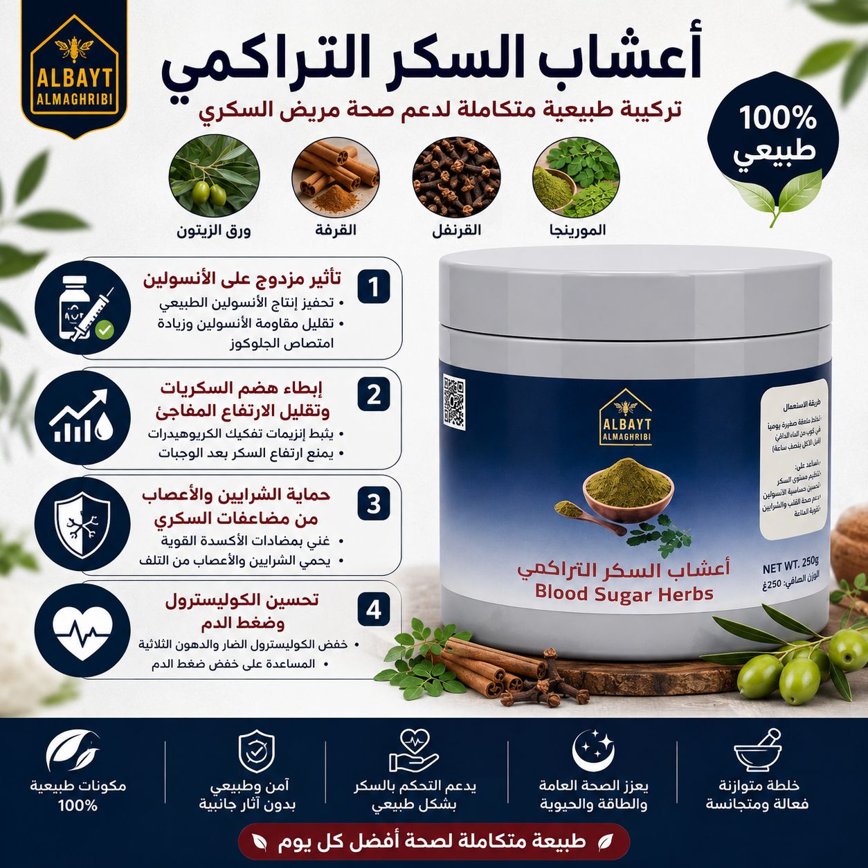 اعشاب السكر التراكمي