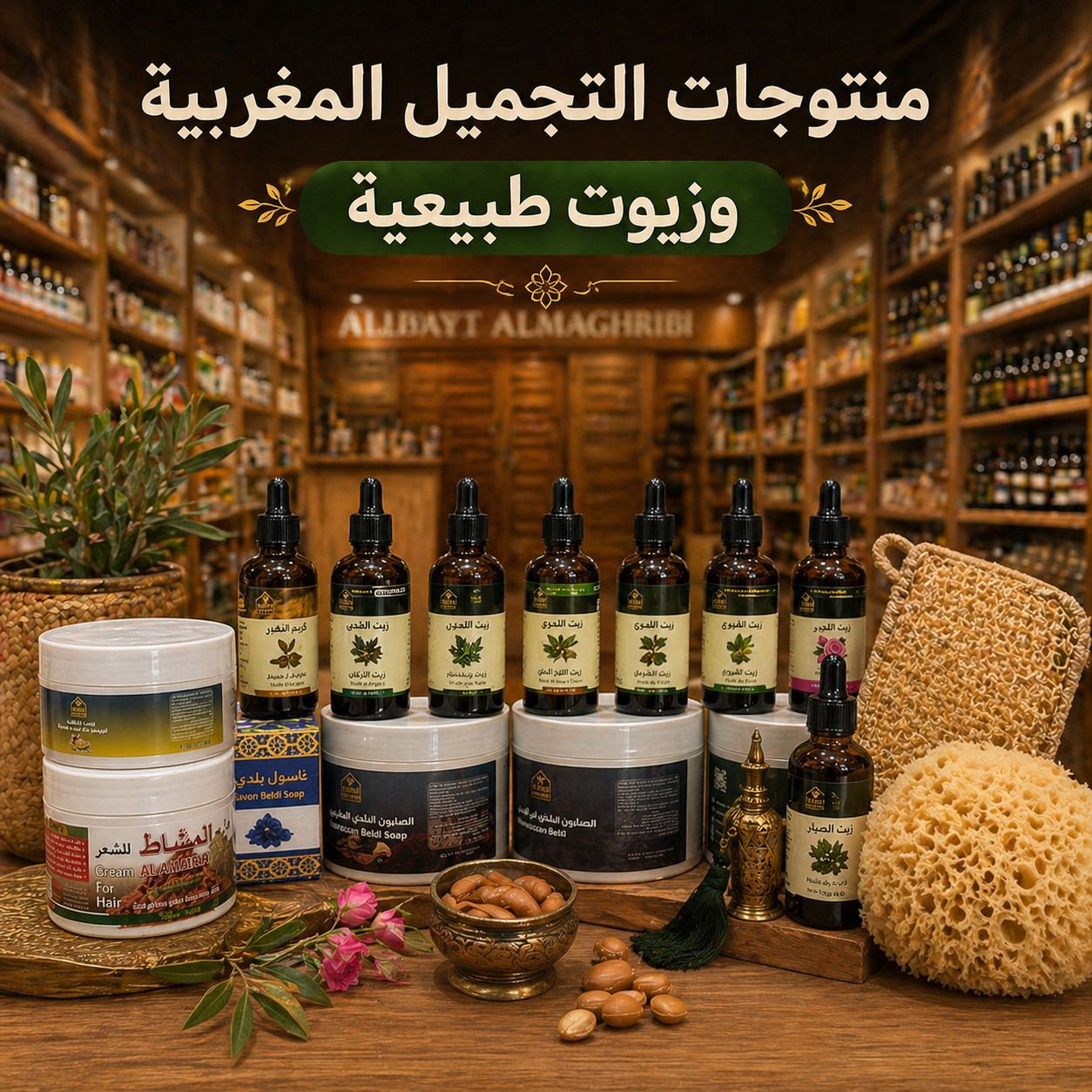 زيوت معصورة على البارد ومنتوجات التجميل