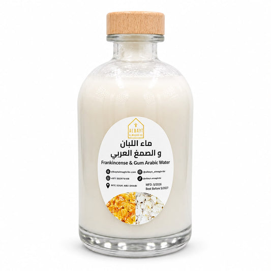 ماء اللبان والصمغ العربي